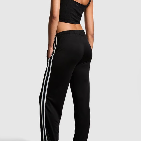 NWT PINK Track Star Wide-Leg Pants - Size XS